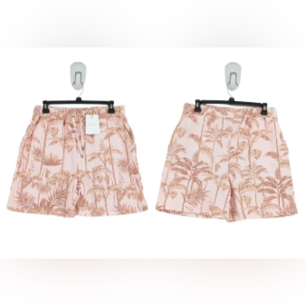 TED BAKER Henrina Botanical Pink/Tropical Printed Jersey Short Size 3 NWT - Picture 7 of 16